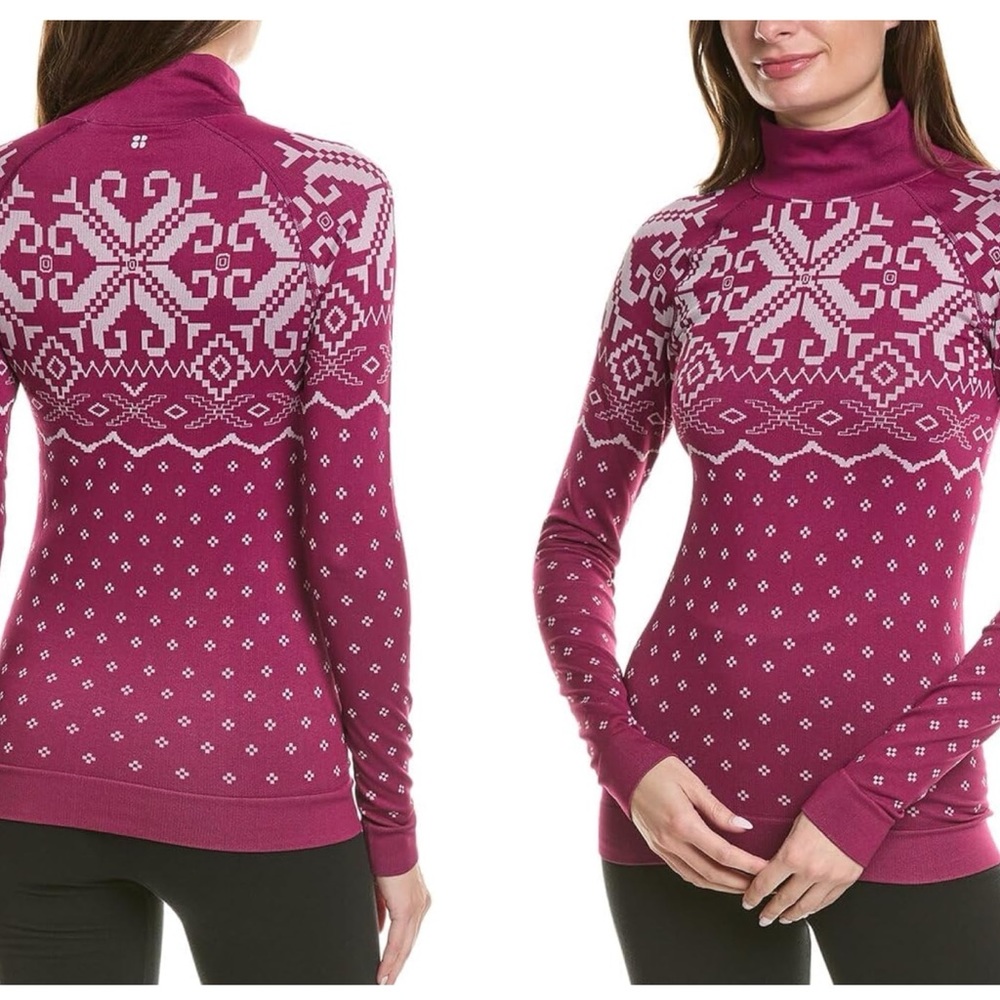 Sweaty Betty Women's Modal Fairisle Base Layer Top